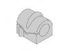 Stabilizer bushing:0350 161